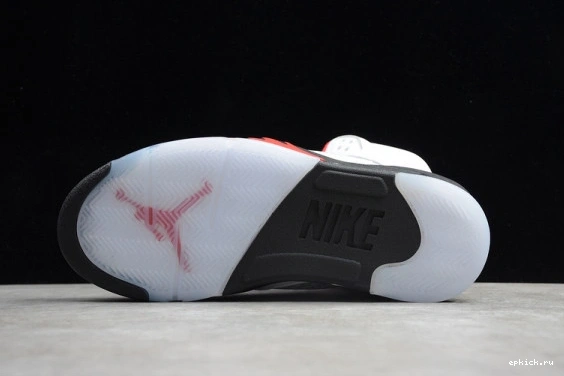 Rep EP DA1911-102 Air Red Jordan DA1911-102 Tongue Silver 5 Retro Fire (2020)  0406